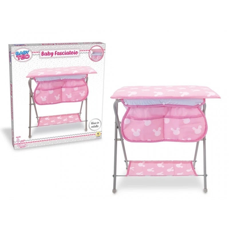 fasciatoio per bambole e bambolotti in metallo altezza 50 cm. accessori bambole