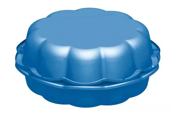 piscina da giardino per bambini sabbiera GRANDE con coperchio 75 litri