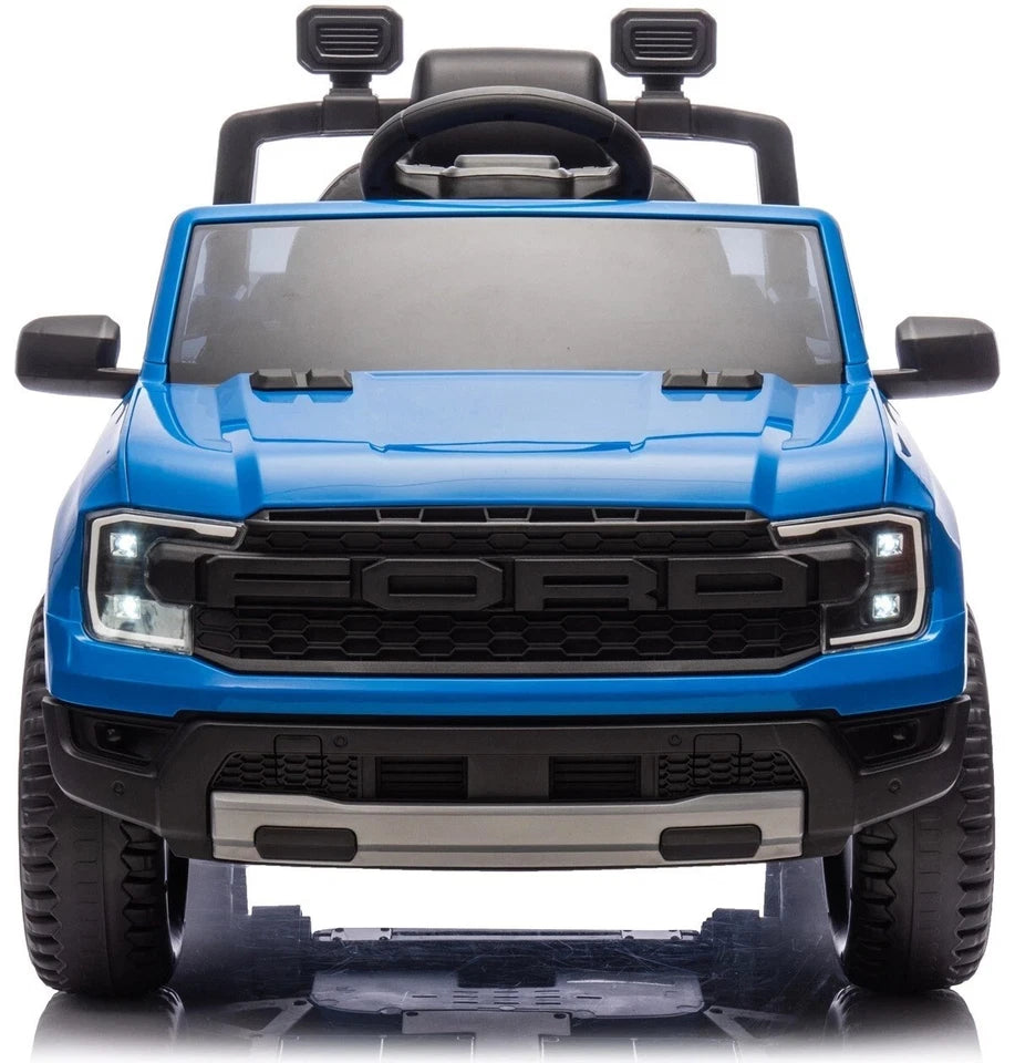 auto elettrica per bambini ford raptor fari led batteria litio fuoristrada jeep