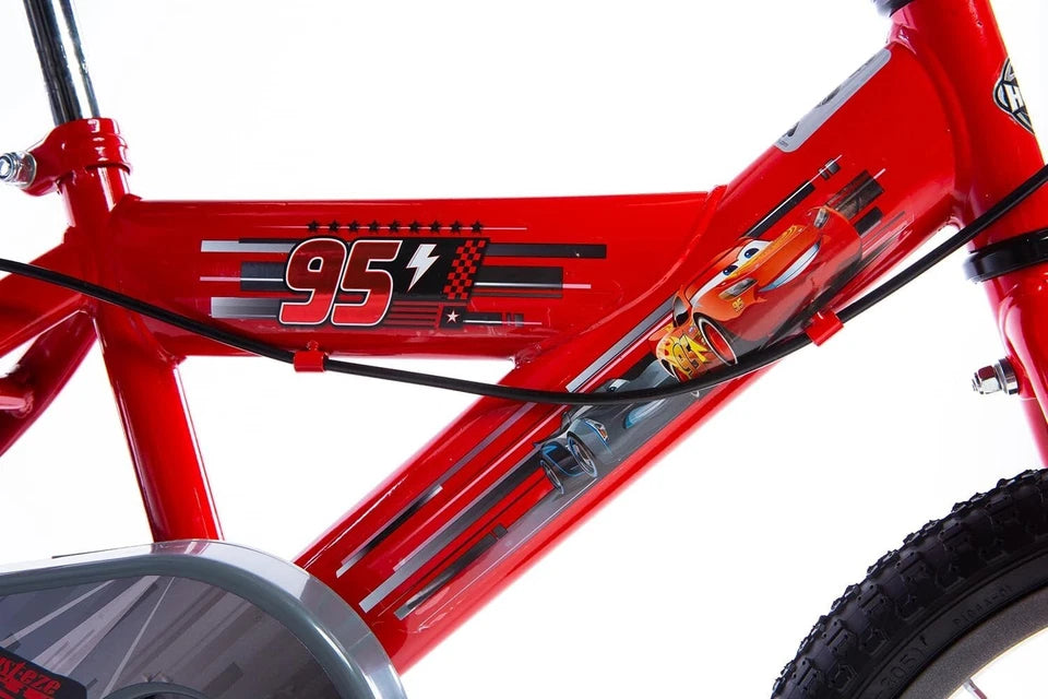 Bicicletta Cars 16 Pollici Bici Bambino saetta mc queen con ruote 4 5 6 anni