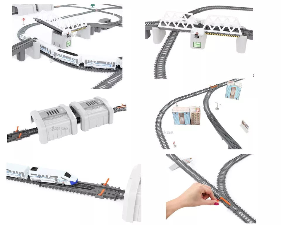 Pista Treno Elettrico Pista trenino a batteria per bambini treno freccia 322-