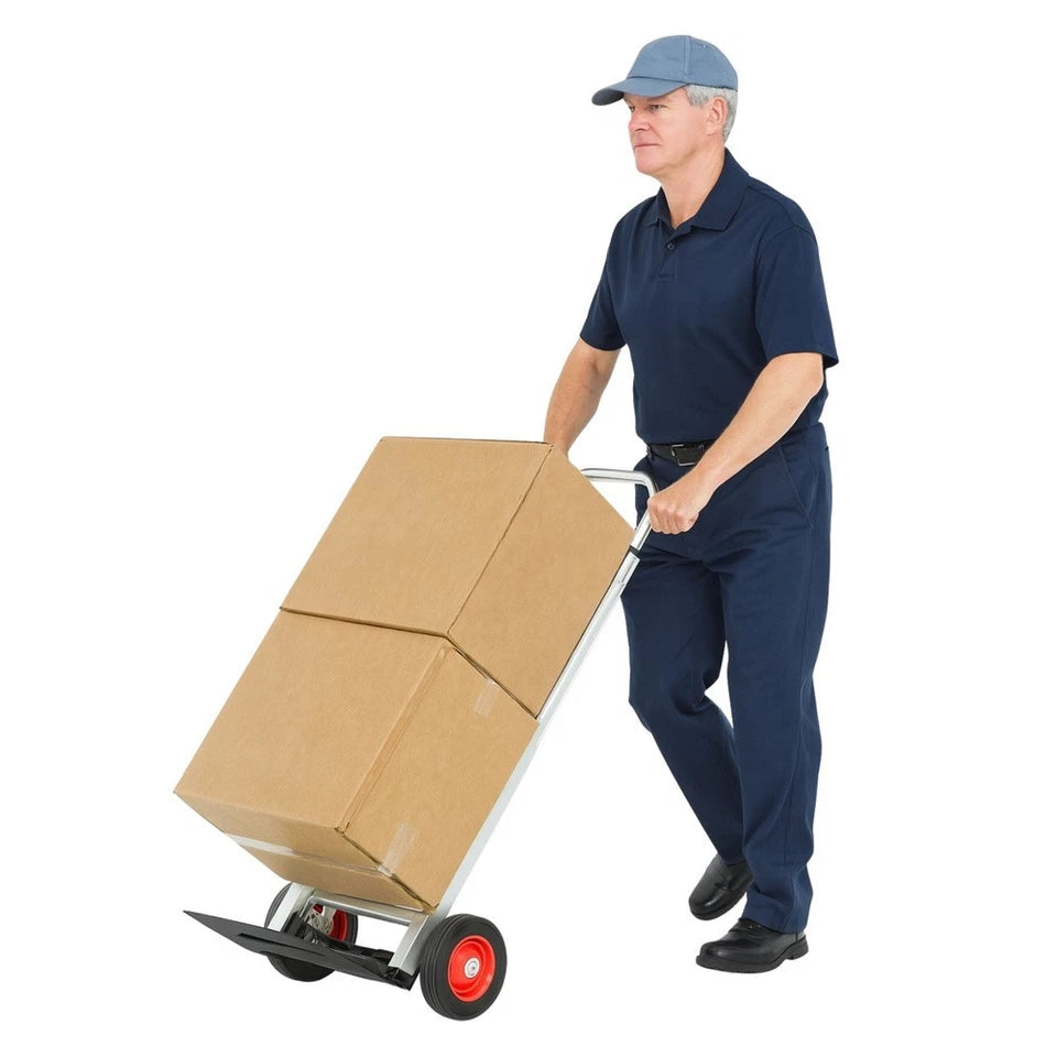 Carrello portapacchi richiudibile carrello per magazzino trasporto in alluminio