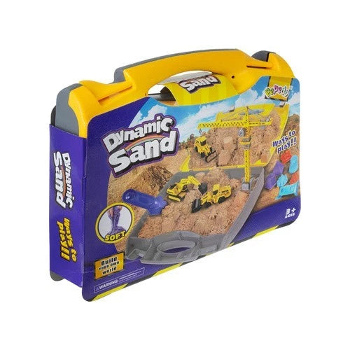 sabbia cinetica sand set sabbia modellabile con mezzi da cantiere e accessori