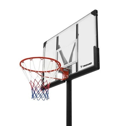 canestro da basket con piantana altezza regolabile max 305 cm anello regolamentare 45 cm