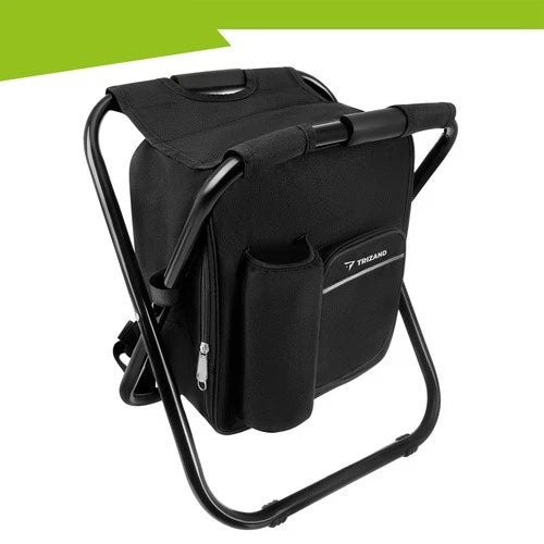 Sedia da pesca sgabello campeggio con borsa termica alimenti bevande sedia zaino