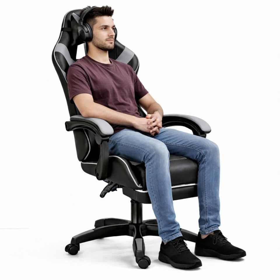 Sedia da Gaming in ecopelle Comfort e Prestazioni Sedia gioco ufficio studio