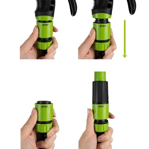 AVVOLGITUBO AUTOMATICO ACQUA GIARDINO GIREVOLE ED AUTOAVVOLGENTE A PARETE 25 MT