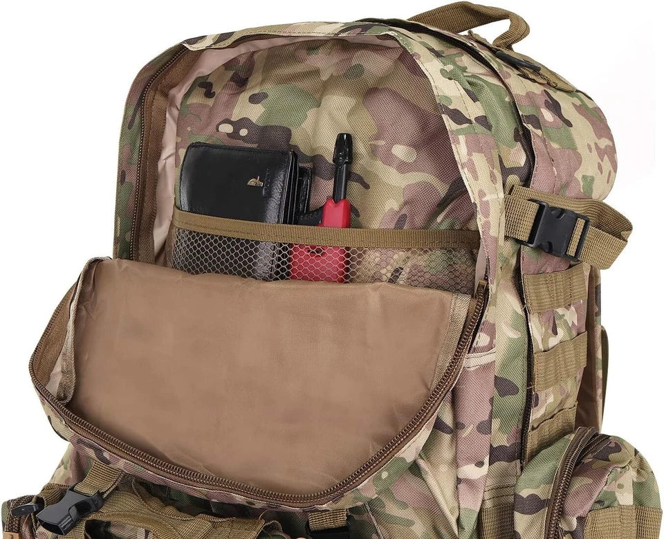 ZAINO da VIAGGIO zaino militare mimetico camouflage 40 litri zaino aereo valigia