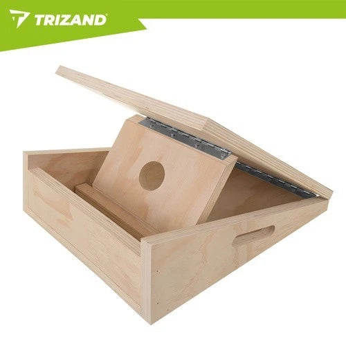 Tavola Inclinata Regolabile in Legno Pedana Fitness Stretching, Squat, Polpacci