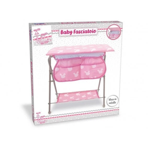 fasciatoio per bambole e bambolotti in metallo altezza 50 cm. accessori bambole