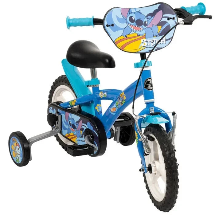 Bicicletta STITCH disney 12 Pollici Ruota Bambino con Rotelle Bici 3 4 5 anni