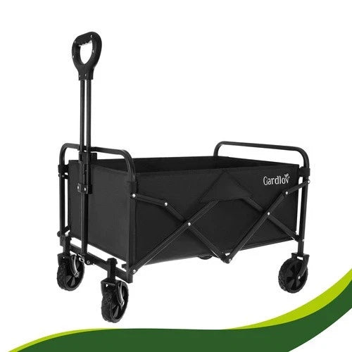 Carrello pieghevole giardino trasporto portapacchi per esterni mare carico 100kg