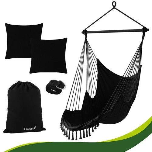 Altalena da giardino sedia sospesa interno ed esterno carico max 150kg