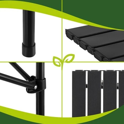 tavolo pieghevole da campeggio tavolo per il giardino in acciaio con sacca per trasporto