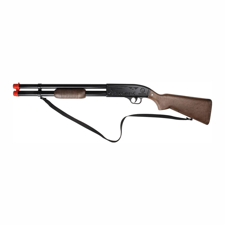 Fucile a pompa giocattolo fucile sonoro polizia Mossberg 500 metallo e plastica