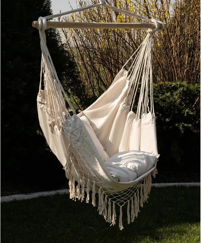 Amaca brasiliana da giardino sedia sospesa  altalena carico max 120kg