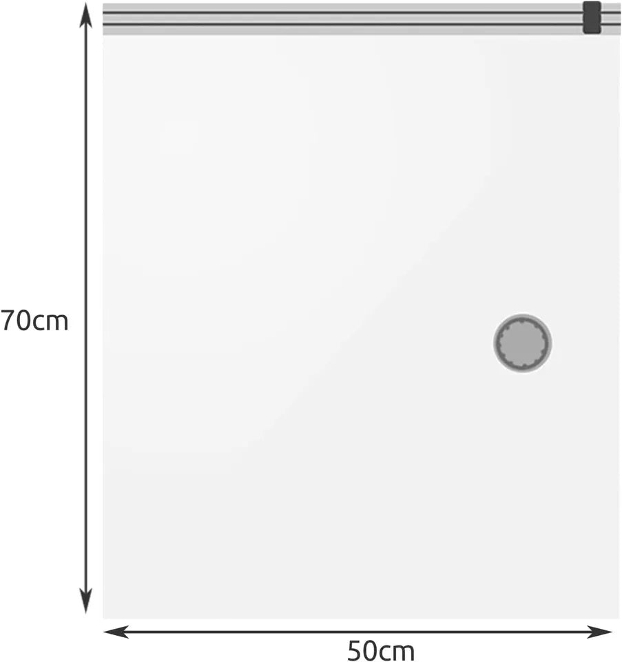 SACCHI SOTTOVUOTO ABITI VESTITI 70x50 SACCHETTI SALVA SPAZIO 10 20 30 40 + pompa