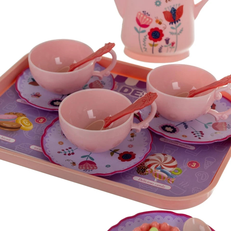 36 PCS Set da Tè Giocattoli per Bambini, Giocattolo Tea Party cucina per bambini