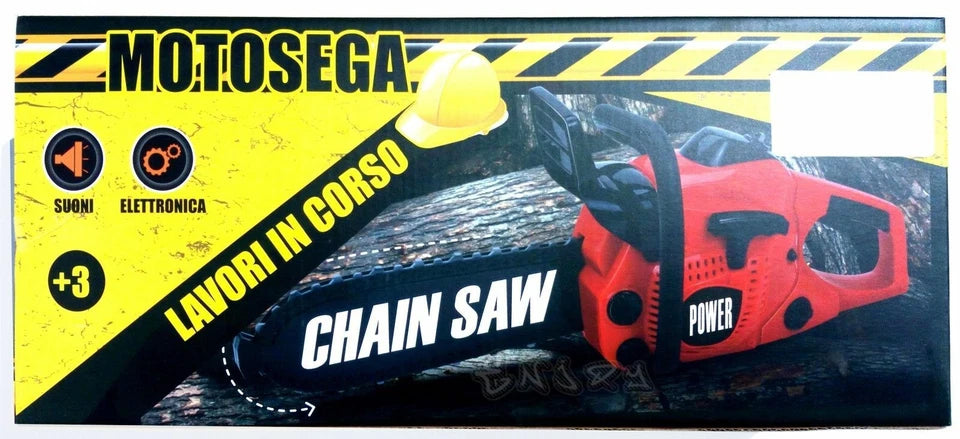 Motosega Soffiatore Foglie Giocattolo con Luci Suoni Funzioni Reali Gioco