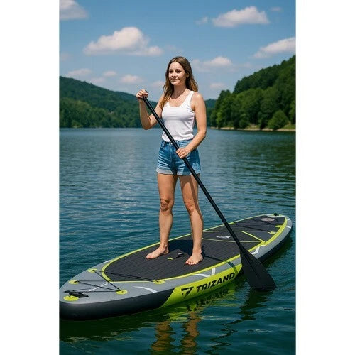 Tavola Da Stand Up Paddle SUP Gonfiabile  Pompa Pagaia Sedile Zaino Sacca 350 cm