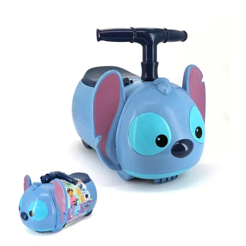 Auto a spinta ride on disney STITCH cavalcabile con luci suoni Zoom zoom cavalcabile