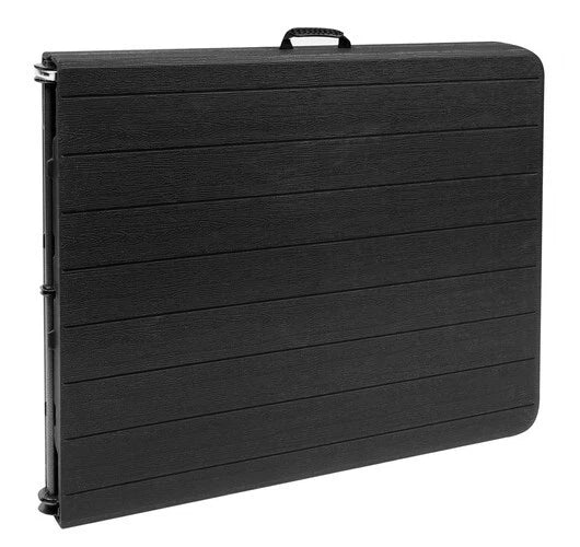 Tavolo pieghevole da giardino tavolino 180x75 richiudibile a valigetta x esterno