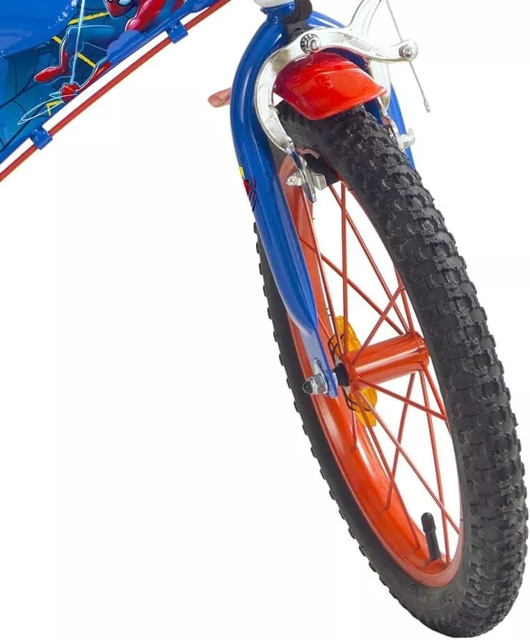 Bicicletta Spiderman 16 Pollici Bici Uomo Ragno Bambino ruote 4 5 6 anni