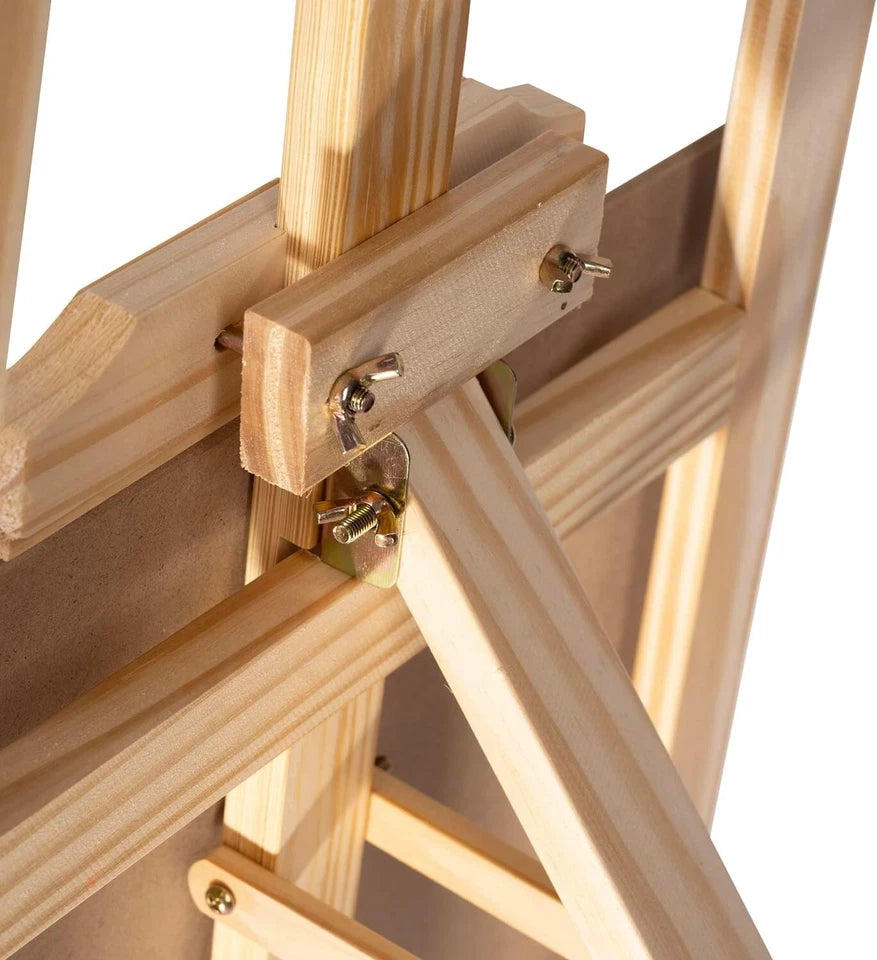 Cavalletto Pittura altezza Regolabile cavalletto in Legno richiudibile per dipin - vista 6