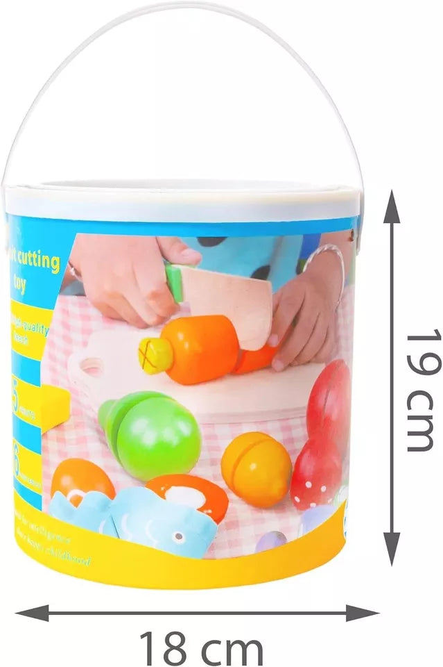 Frutta e verdura gioco in legno per bambini giocattolo cibo cucina chef in legno