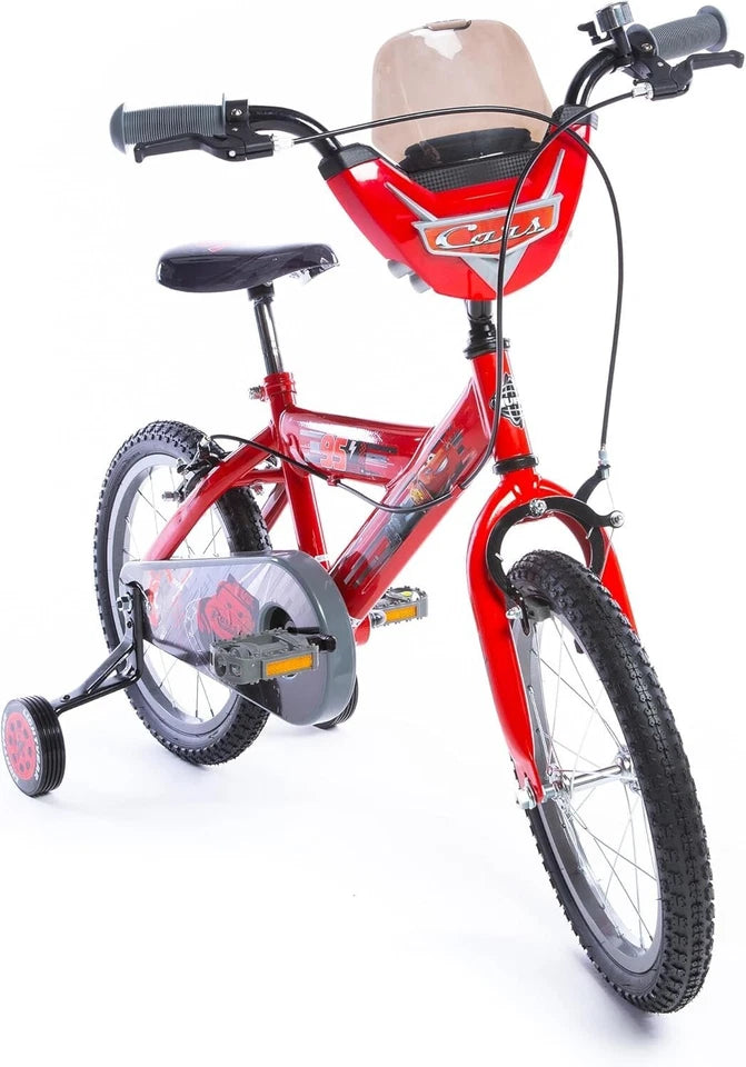 Bicicletta Cars 16 Pollici Bici Bambino saetta mc queen con ruote 4 5 6 anni