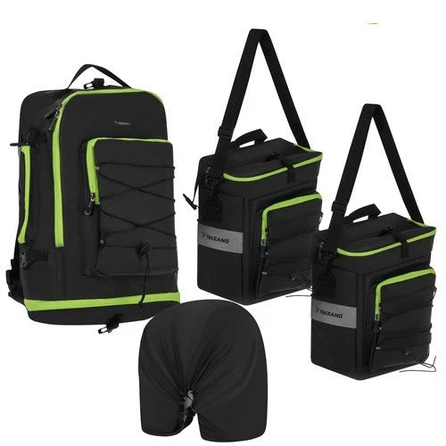 Set di borse da bicicletta per portapacchi, da sella, borse laterali Waterproof