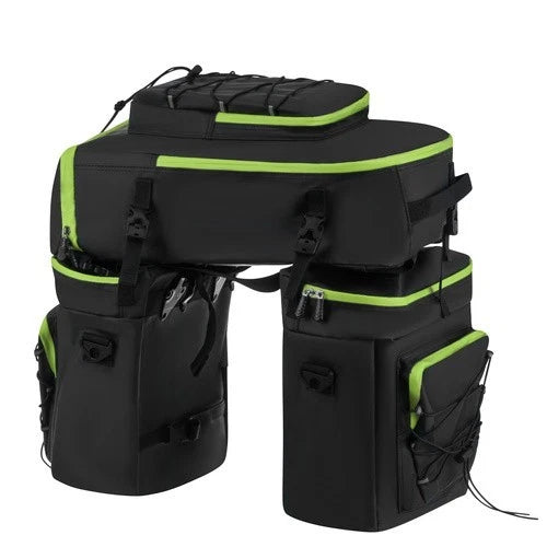 Set di borse da bicicletta per portapacchi, da sella, borse laterali Waterproof