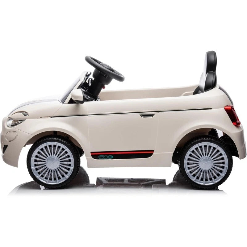 Macchina elettrica fiat 500 auto elettrica per bambini 12 V 4,5 Ah fari led