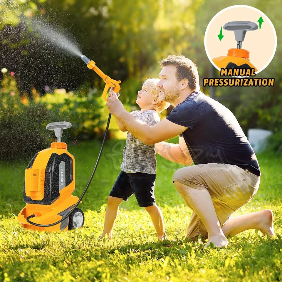 Idropulitrice giocattolo giardino autolavaggio con spuzzo d'acqua attrezzi gioco
