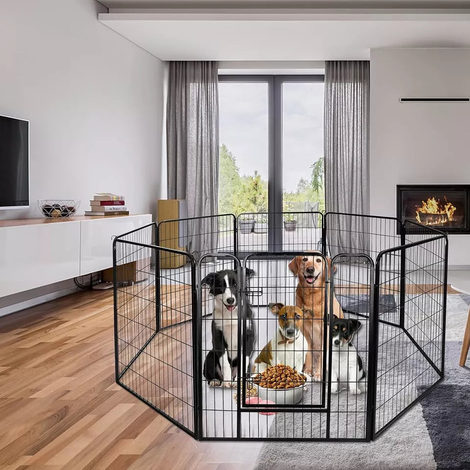 Box per cuccioli recinto per cani gatti gabbia e animali interno esterno acciaio