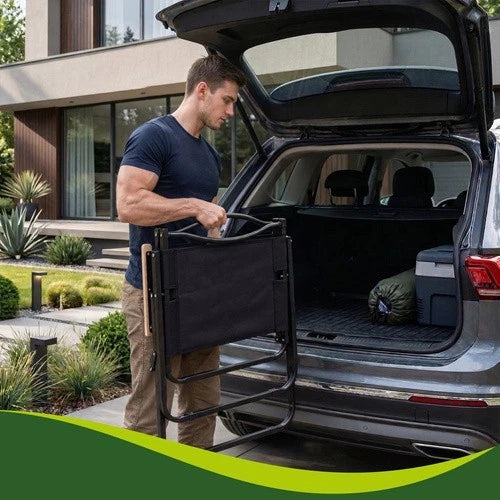 Sedia da giardino sedia campeggio sedia in ferro richiudibile con braccioli