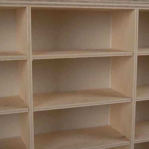 VETRINA ESPOSITORE VETRINETTA IN LEGNO per modellini auto giochi MODELLISMO