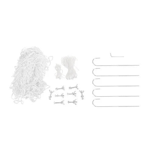 porta da calcio in metallo da esterno porta calcio e calcetto giardino con rete 213x150x90 cm