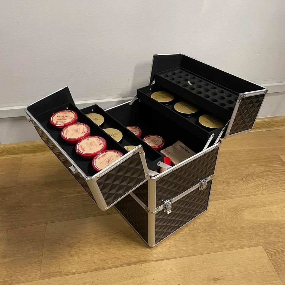 Trolley Make Up 3 in 1 Valigetta Trucchi Valigia Porta Trucchi Trolley Trucco