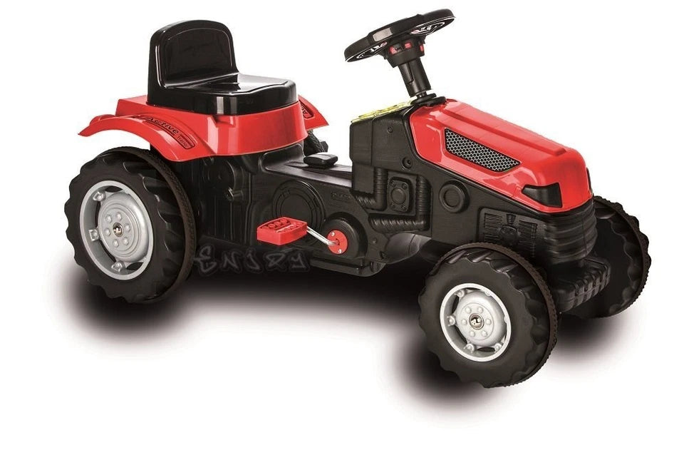 Trattore a pedali con rimorchio trattore grande gioco per bambini a pedali