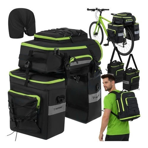 Set di borse da bicicletta per portapacchi, da sella, borse laterali Waterproof