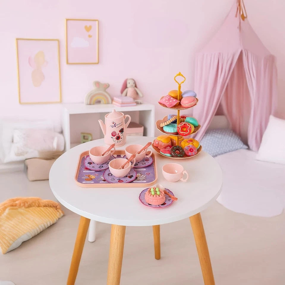 36 PCS Set da Tè Giocattoli per Bambini, Giocattolo Tea Party cucina per bambini