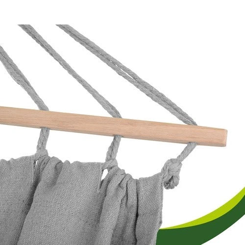 Amaca da giardino per 2 persone portata 250 kg con supporto in metallo