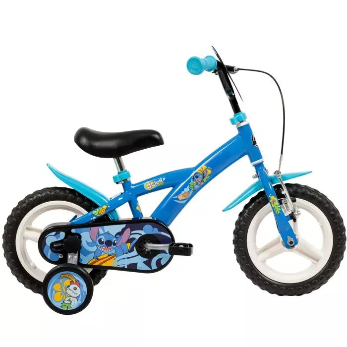 Bicicletta STITCH disney 12 Pollici Ruota Bambino con Rotelle Bici 3 4 5 anni