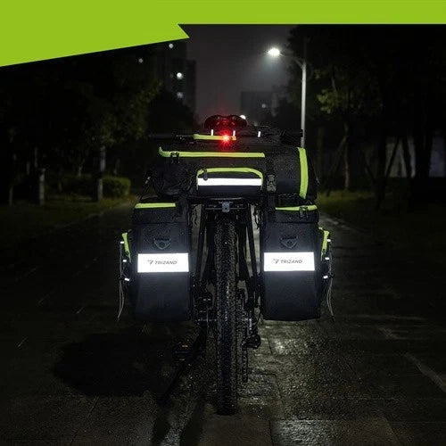 Set di borse da bicicletta per portapacchi, da sella, borse laterali Waterproof