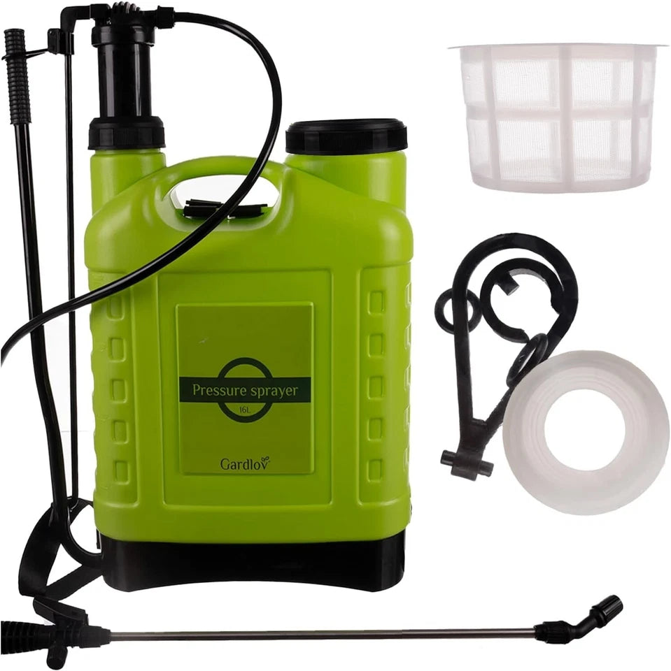 16L Spruzzatore Manuale a Pompa asta lunga Nebulizzatore a Pressione Irrigazione