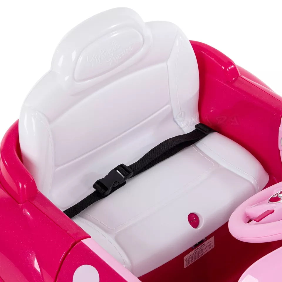 Auto elettrica per bambini Minnie Mouse 6 V litio macchina elettrica luci  suoni