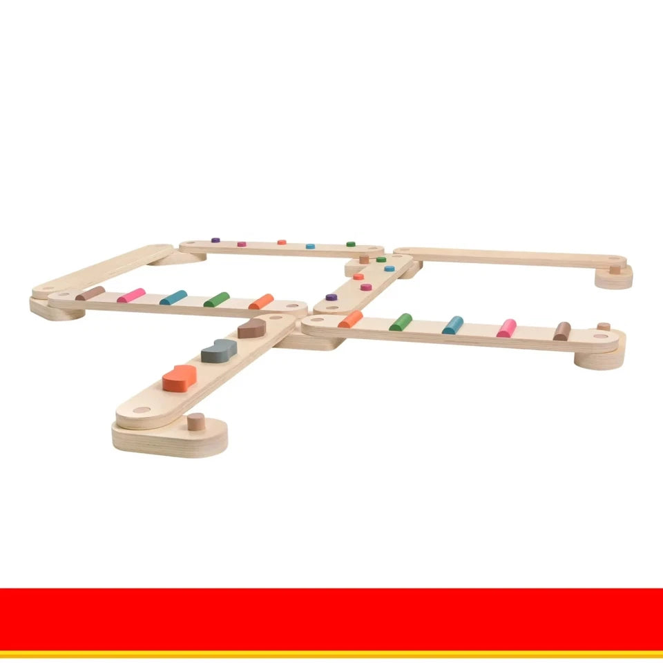 trave equilibrio montessori per bambini percorso sviluppo motorio e sensoriale