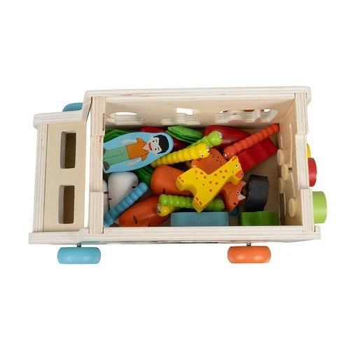 giocattolo per bambini camion giochi montessori in legno bambini multi attività
