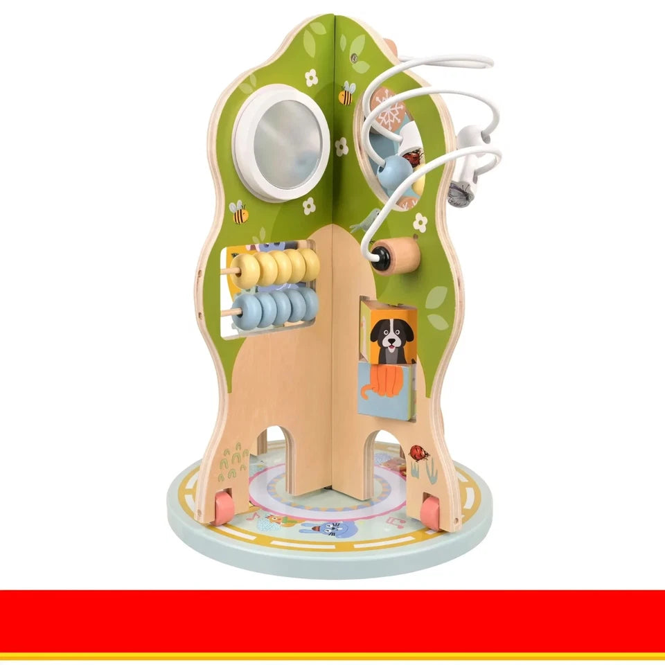 Giochi Montessori Giocattolo in legno Multiattività per bambini albero educativo